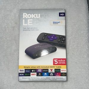 Roku LE and remote! Never used, never opened!